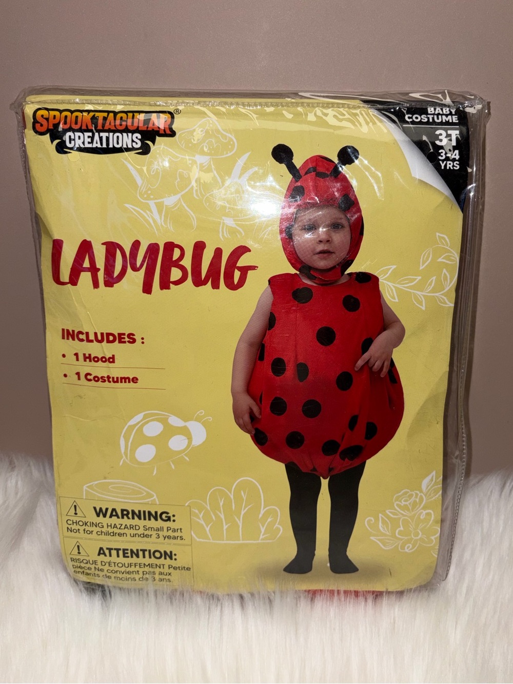 Red Ladybug Baby Costume (3T) 3-4 years